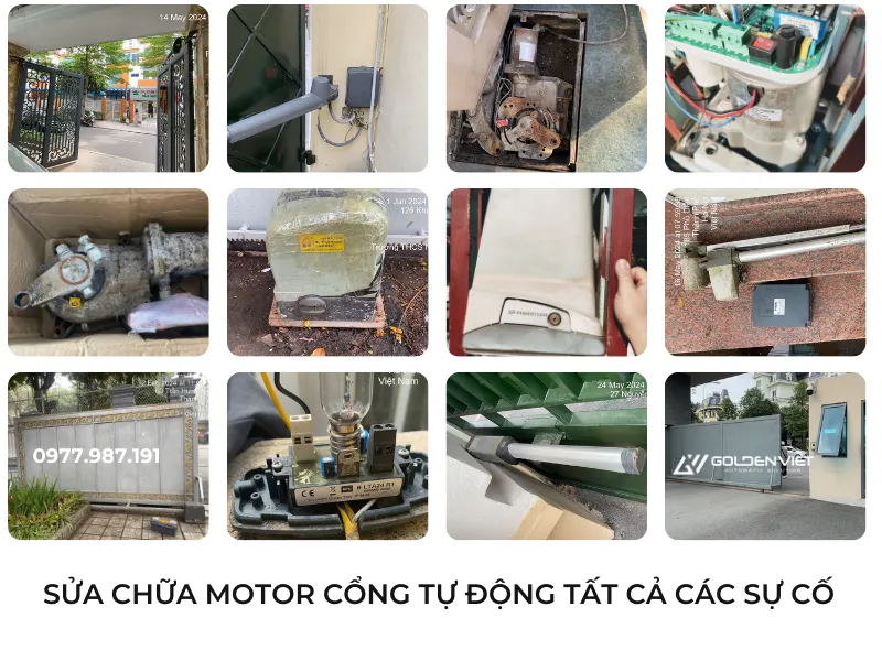 Sửa cổng tự động tất cả các sự cố