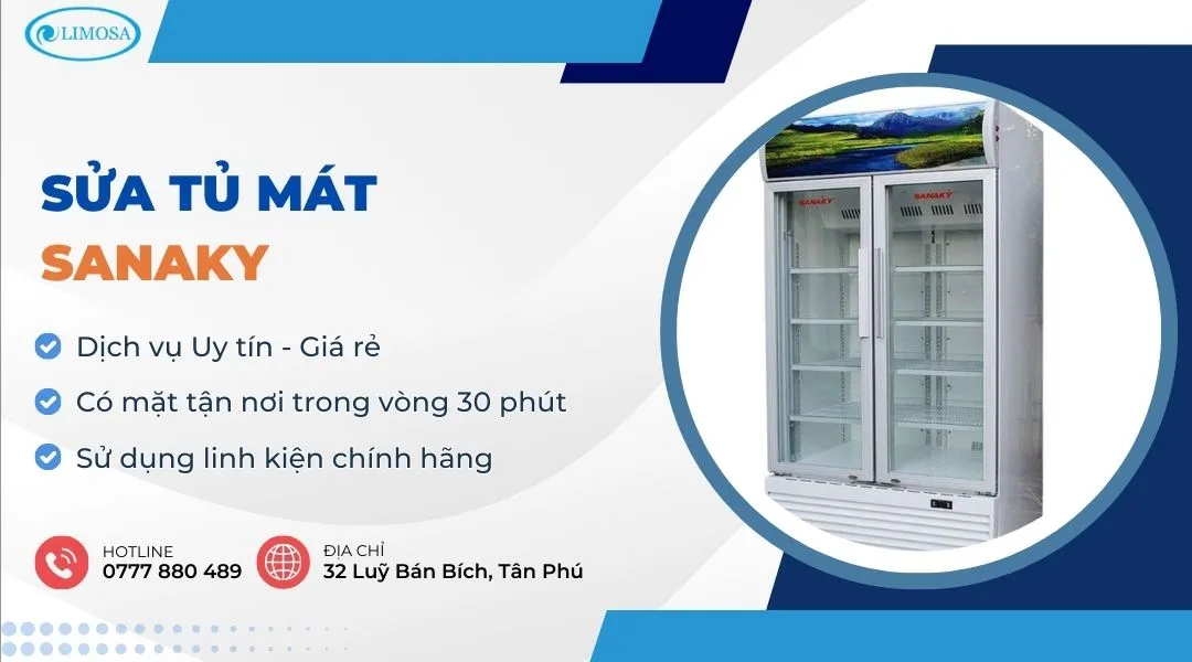 Dịch vụ sửa tủ mát Sanaky chuyên nghiệp tại TPHCM