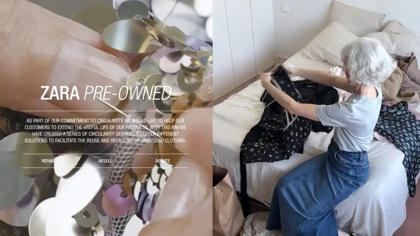Quy trình Zara Pre-owned giúp kết nối người dùng với các thợ may lành nghề để bảo trì trang phục