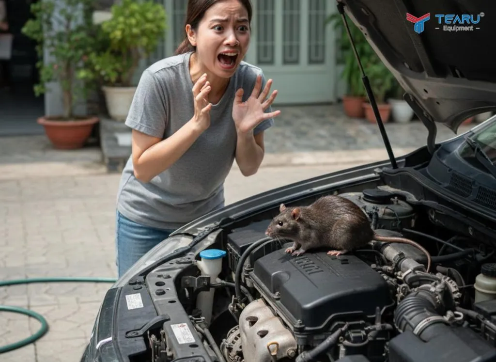 Cách Đuổi Chuột Trên Xe Ô Tô Hiệu Quả, An Toàn Không Hại Xe