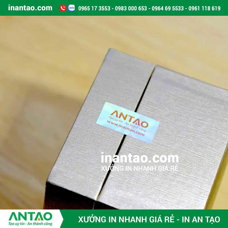 Tem bảo hành 7 màu dán linh kiện điện tử