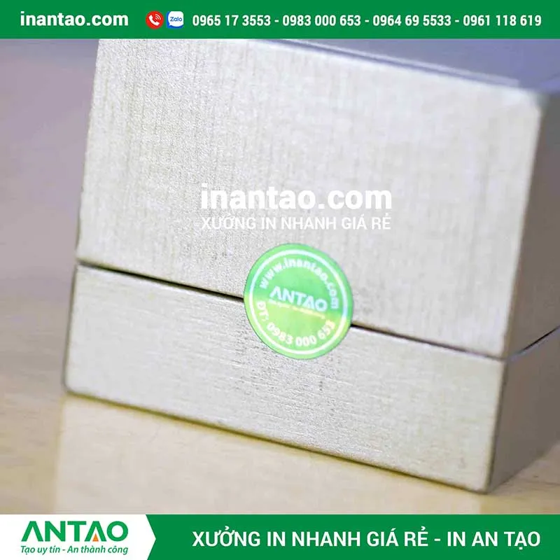 Tem chống giả 7 màu VOID bảo mật cao