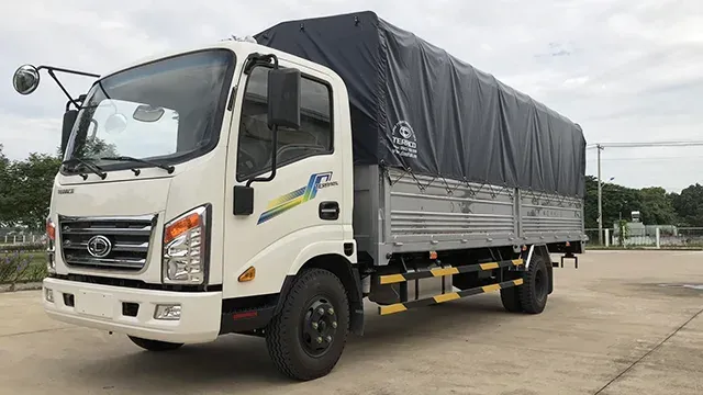 Dòng tải nặng JAC N500 thùng dài 6.2m chuyên chở hàng hóa quá khổ