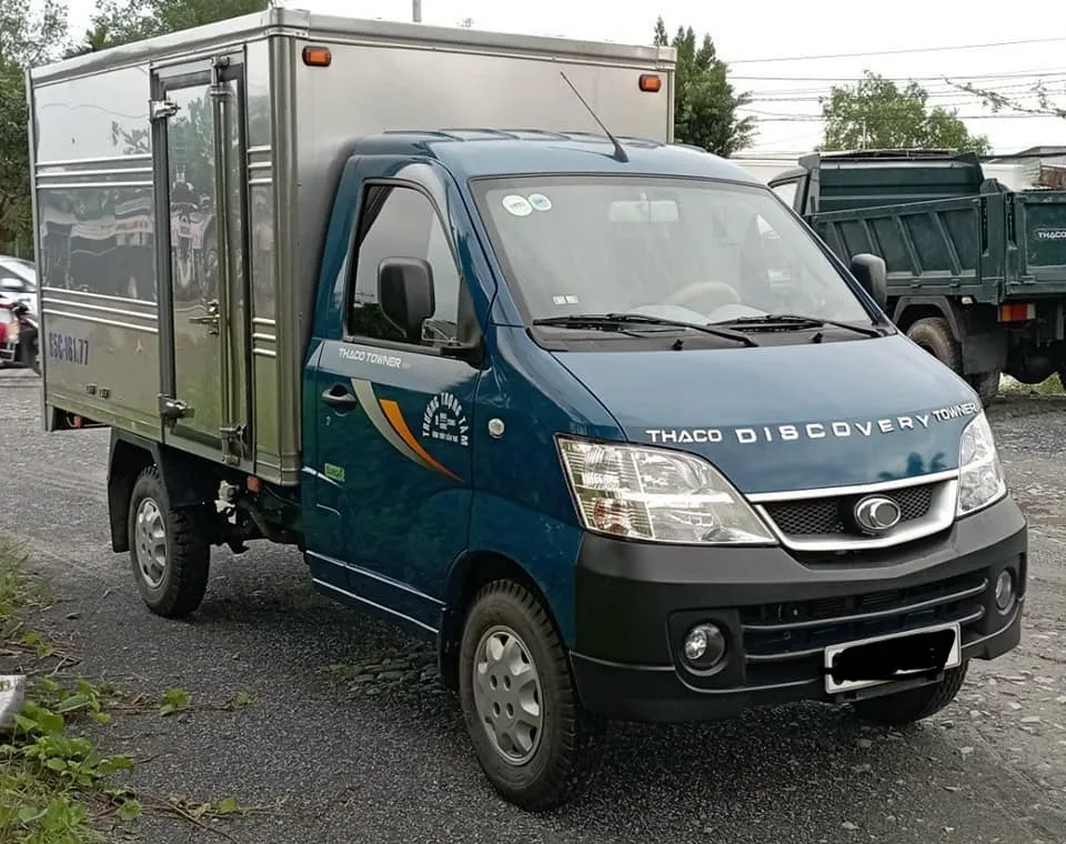 Xe tải Thaco Towner 990kg đời 2020 cũ thùng kín bảo vệ hàng hóa tối đa