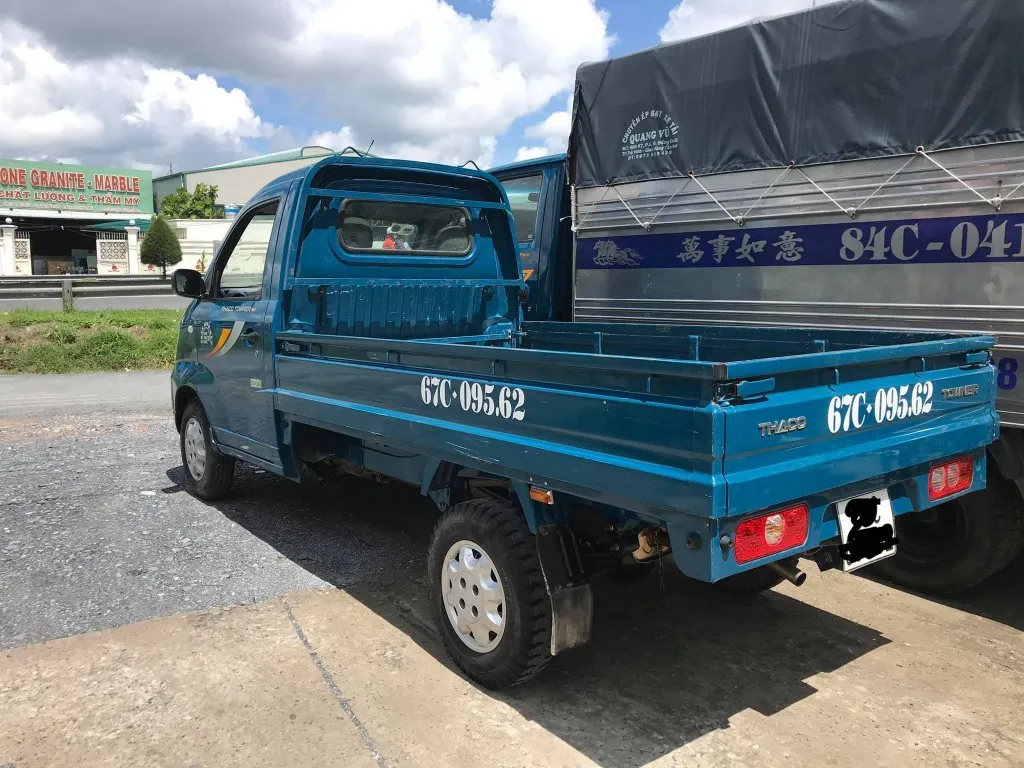Xe tải Thaco Towner 990kg thùng lửng đời 2018 cũ