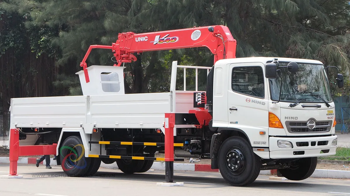 Xe cẩu tự hành Unic chiếm lĩnh ở phân khúc dưới 3.5 tấn