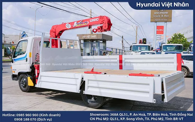 Thiết kế trụ thùng tháo rời linh hoạt trên xe cẩu N650L