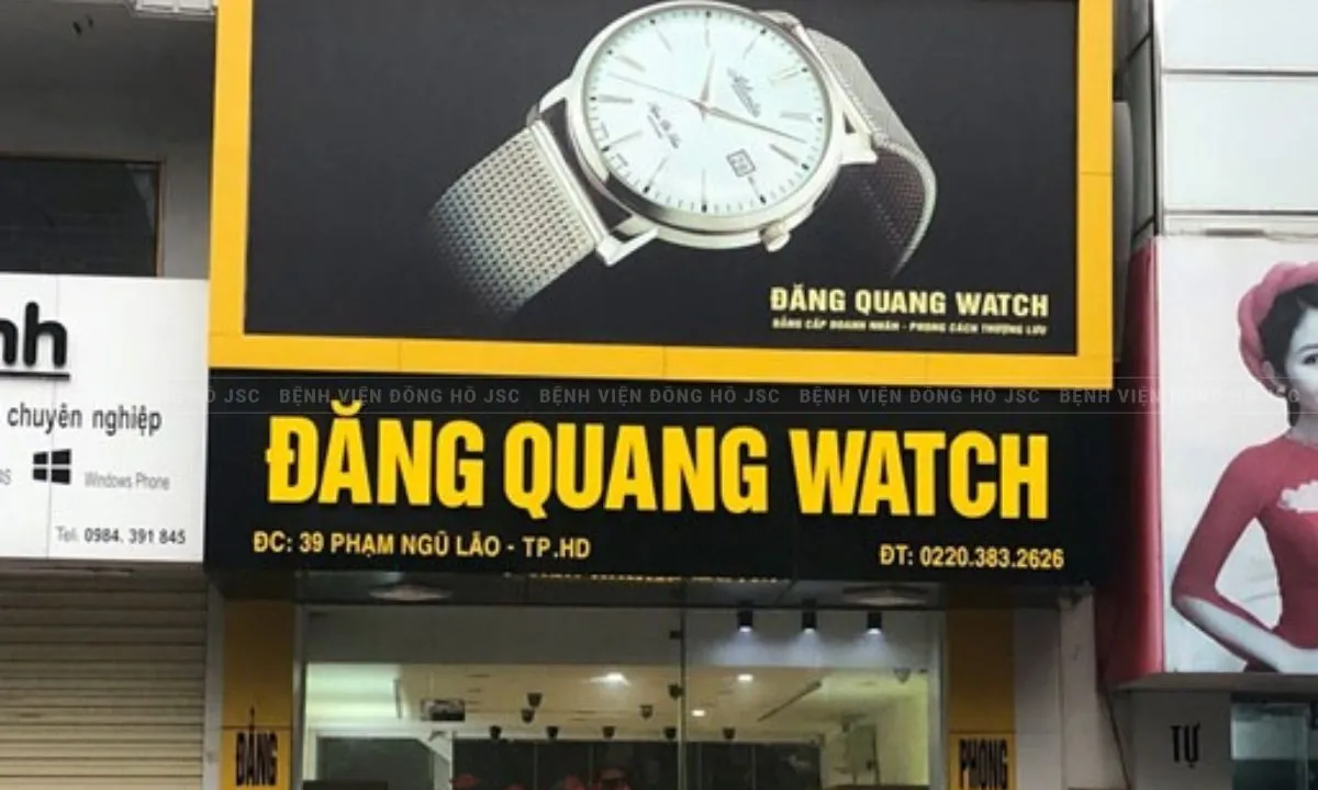 Sửa đồng hồ Thụy Sĩ tại Đăng Quang Watch Hải Phòng