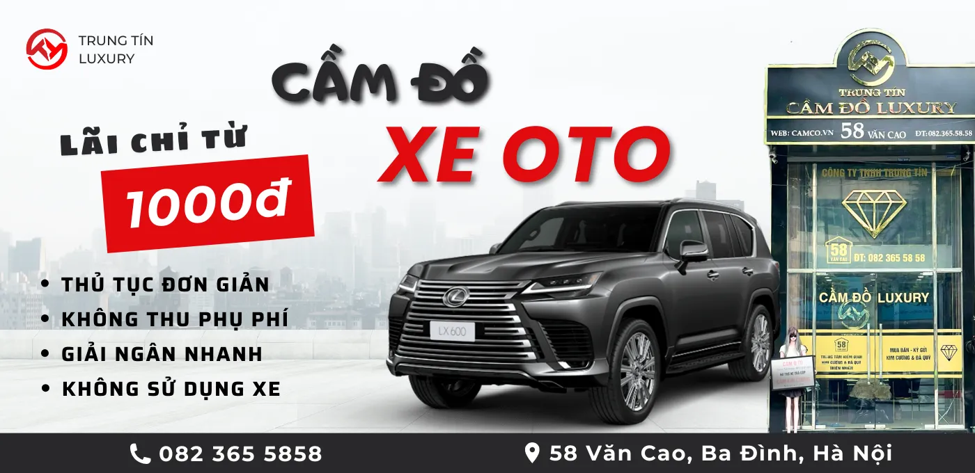 Dịch vụ cầm đồ ô tô nhanh chóng tại Hà Nội