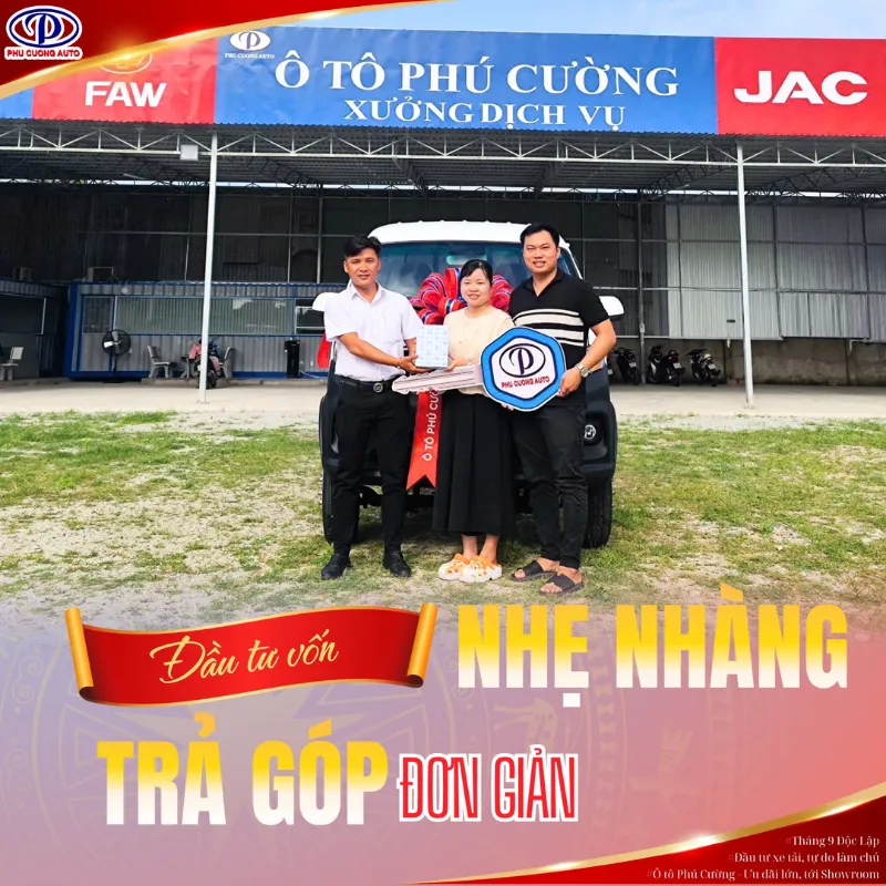 Hỗ trợ trả góp linh hoạt lãi suất thấp