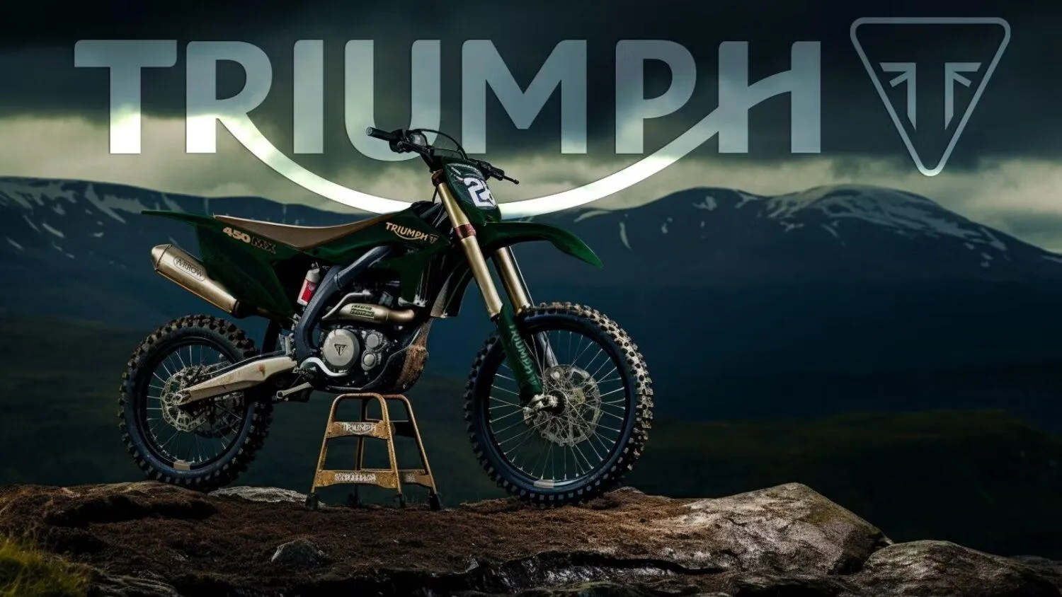 Triumph MX 250cc trong giai đoạn thử nghiệm cuối cùng với Ricky Carmichael