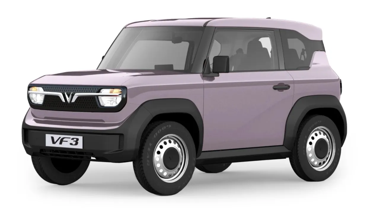 VinFast VF3 màu hồng tím Iris Berry