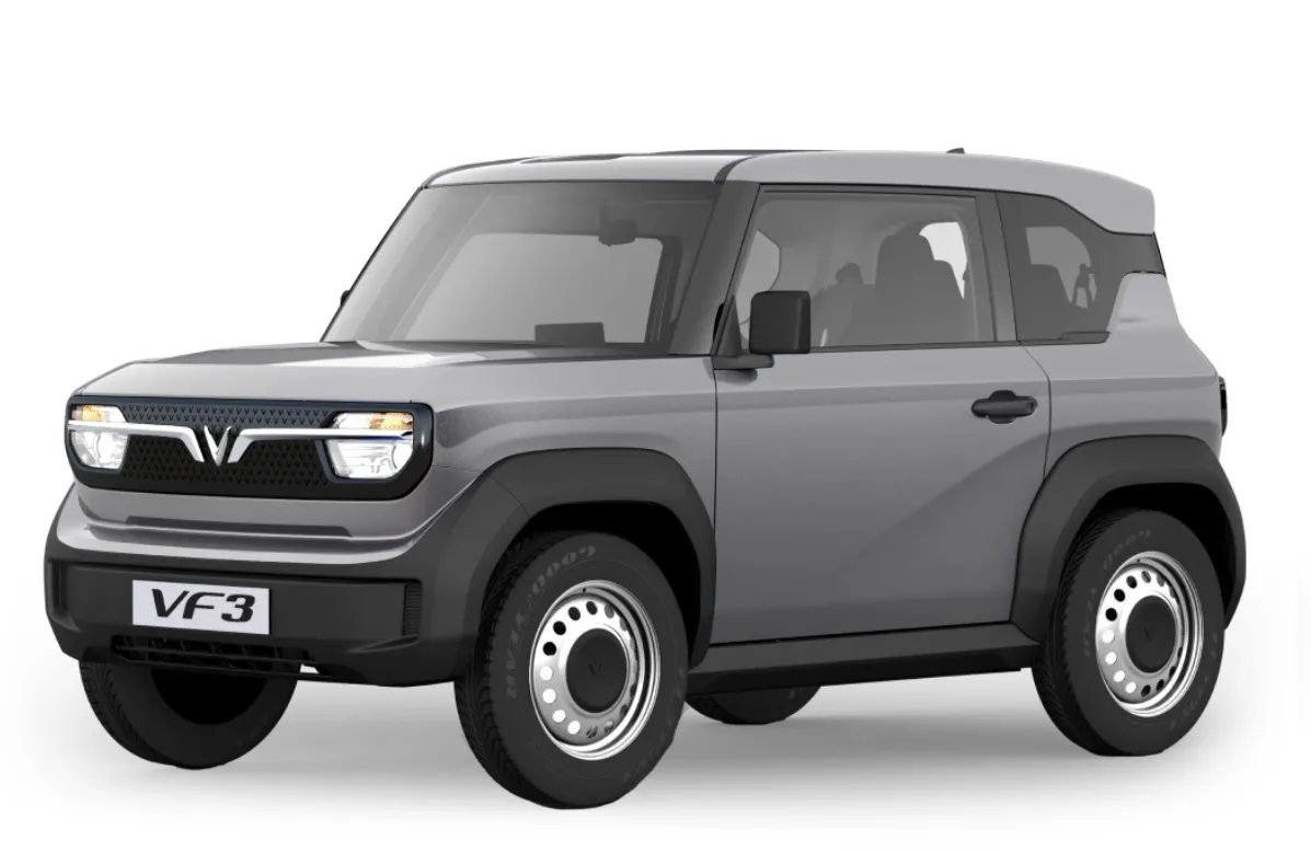 VinFast VF3 màu xám Zenith Grey