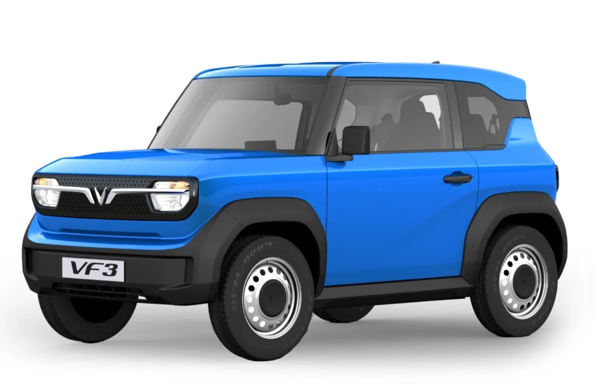 VinFast VF3 màu xanh dương đậm Electric Blue