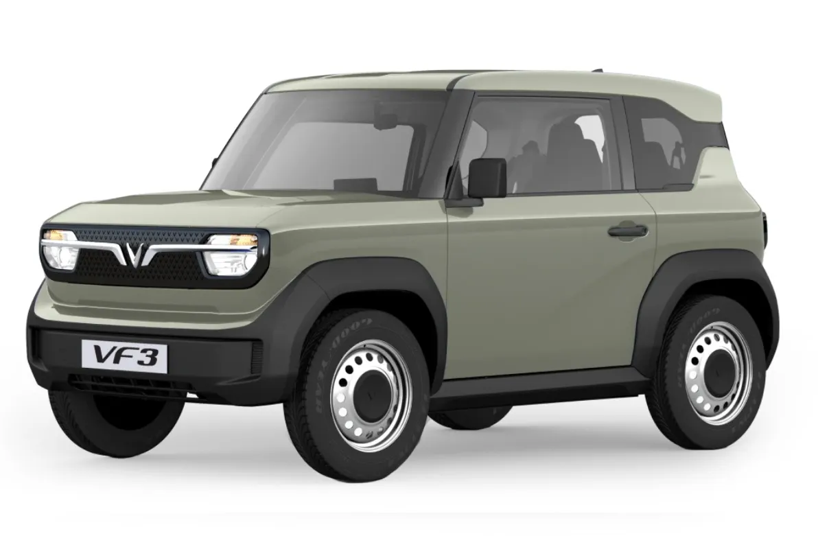 VinFast VF3 màu xanh lá nhạt Urban Mint