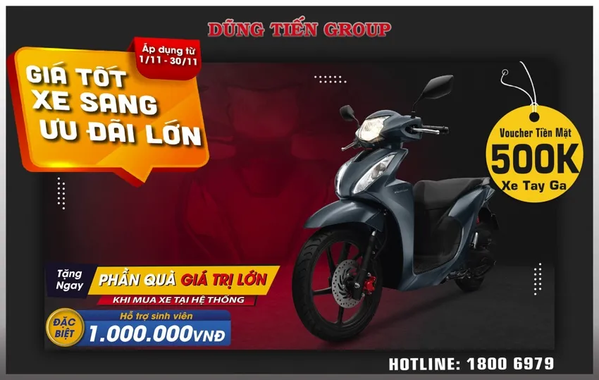 Khuyến Mại Honda Vision Tháng 11 2021