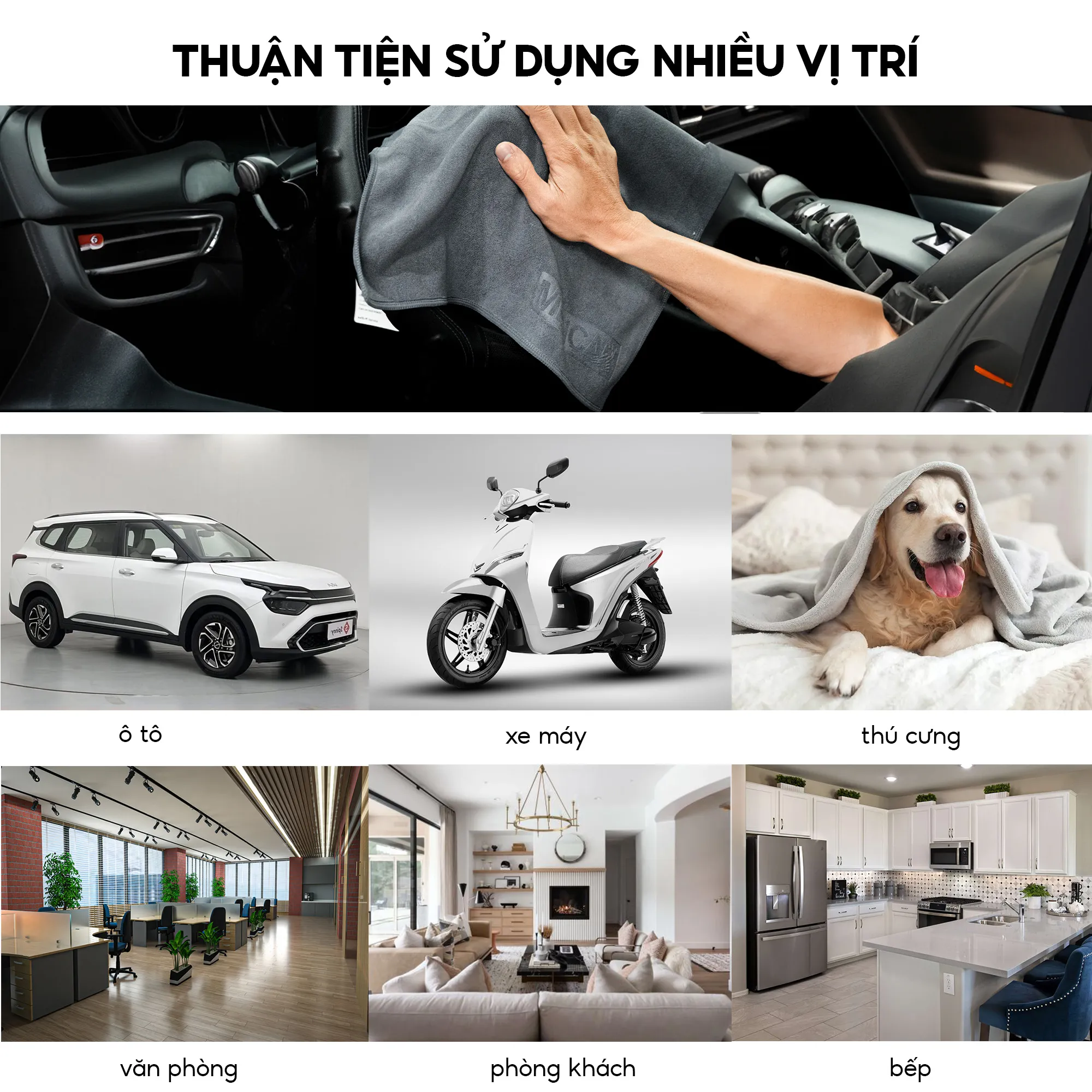 Ứng dụng đa năng của khăn lau trong vệ sinh nội thất xe JAC