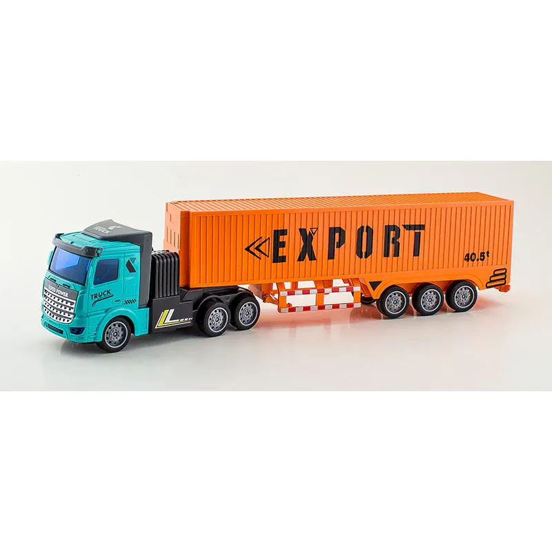 Xe container điều khiển từ xa VECTO VT2006 với thiết kế đầu kéo và thùng hàng tách rời linh hoạt, mô phỏng chân thực các dòng xe đầu kéo chuyên nghiệp