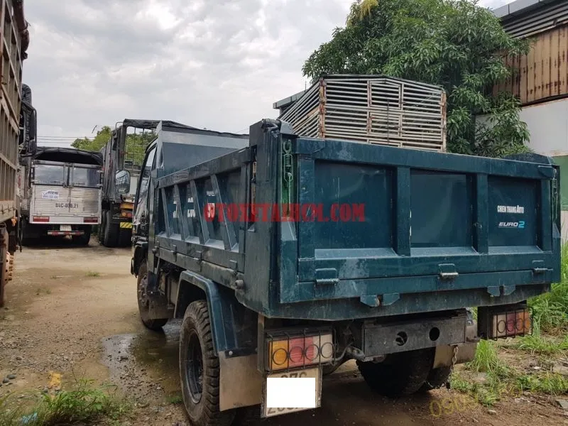 Kích thước lòng thùng xe ben 3.5 tấn cũ sản xuất tại nhà máy Ô tô Chiến Thắng