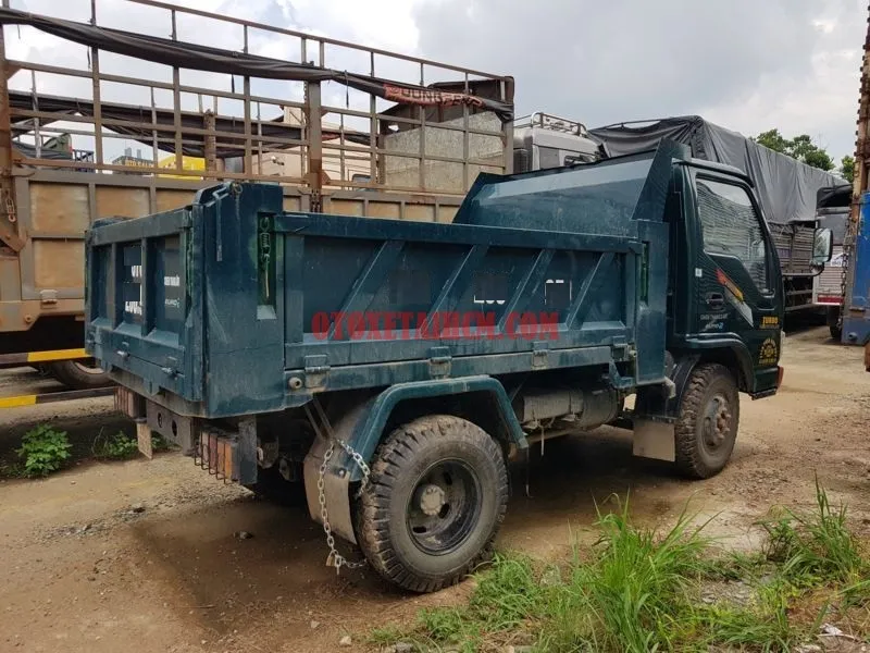 Hệ thống ty ben chữ A và khung gầm chassis xe ben Chiến Thắng thanh lý