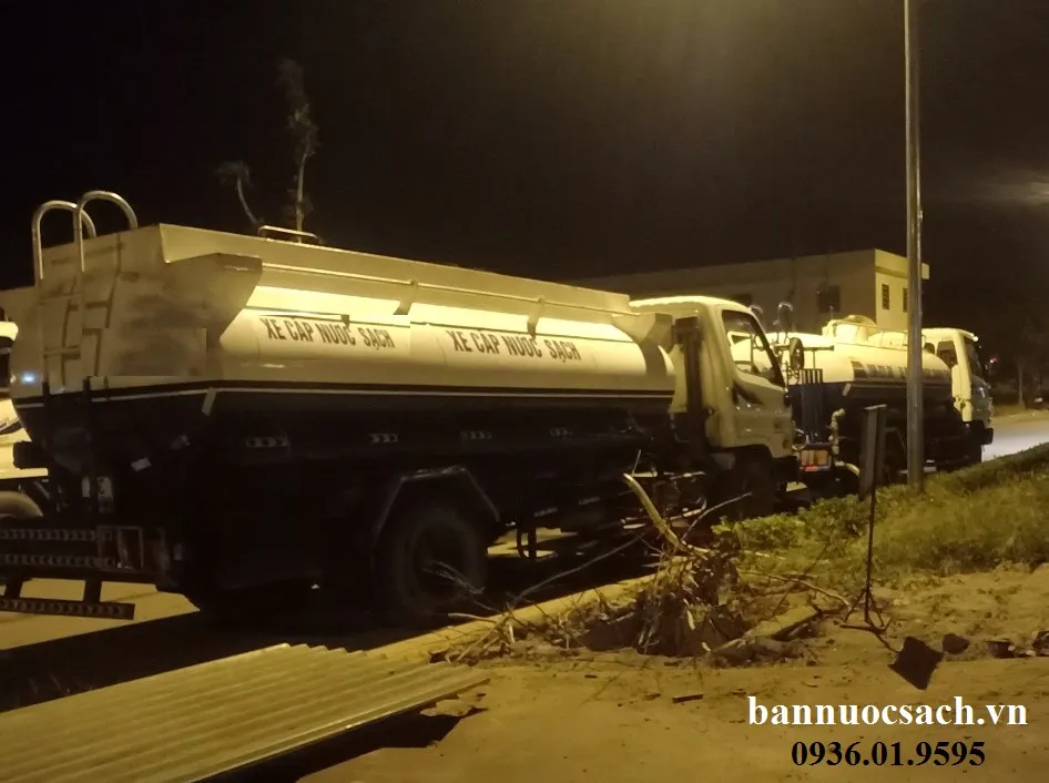 Xe bồn chở nước sạch JAC A5 phục vụ cấp nước sinh hoạt tại Hà Nội