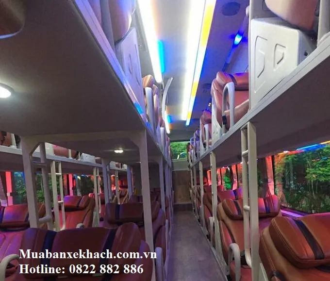 Bố trí giường nằm 2 tầng 3 dãy khoa học