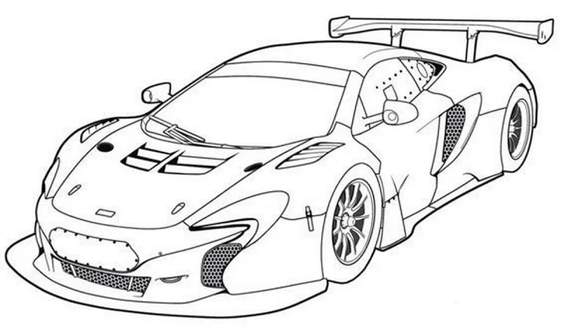 Bộ tranh tô màu ô tô Lamborghini 4 tuổi