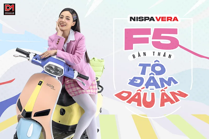 Xe máy điện OSAKAR Nispa Vera thời thượng, sẵn sàng cùng bạn vi vu mọi nẻo đường