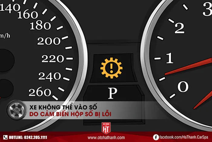 Xe ô tô không vào được số do cảm biến hộp số bị lỗi khiến bộ điều khiển sai lệch