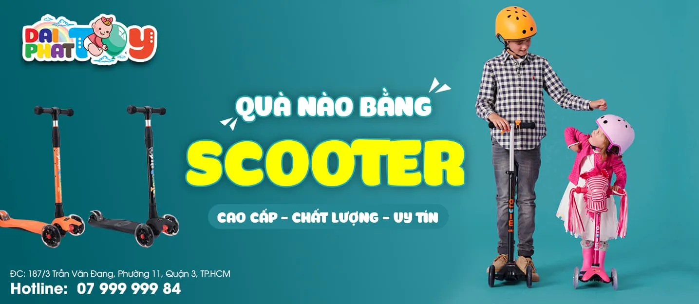 Mẫu xe scooter điện thông minh cho bé tại cửa hàng bán xe trượt scooter tphcm uy tín