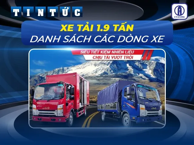 Xe tải 1.9 tấn