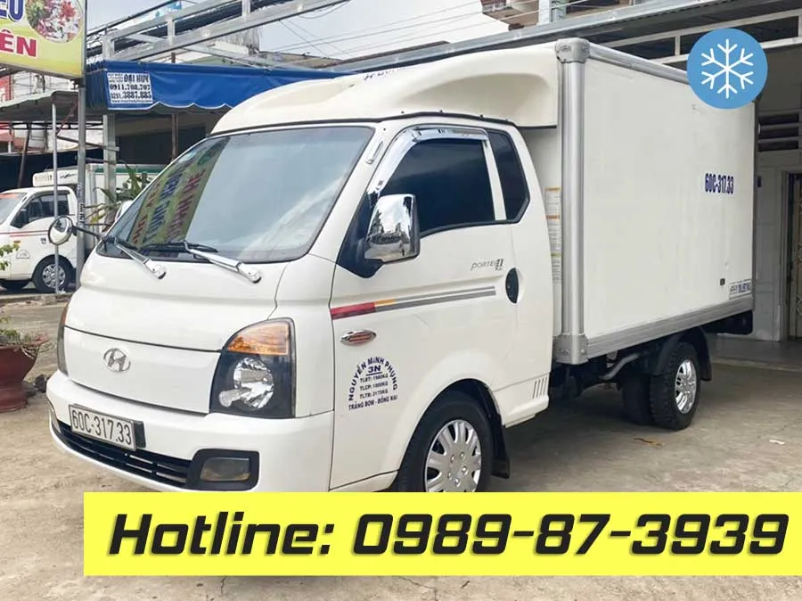 Xe tải đông lạnh 1 tấn cũ Porter đời 2014