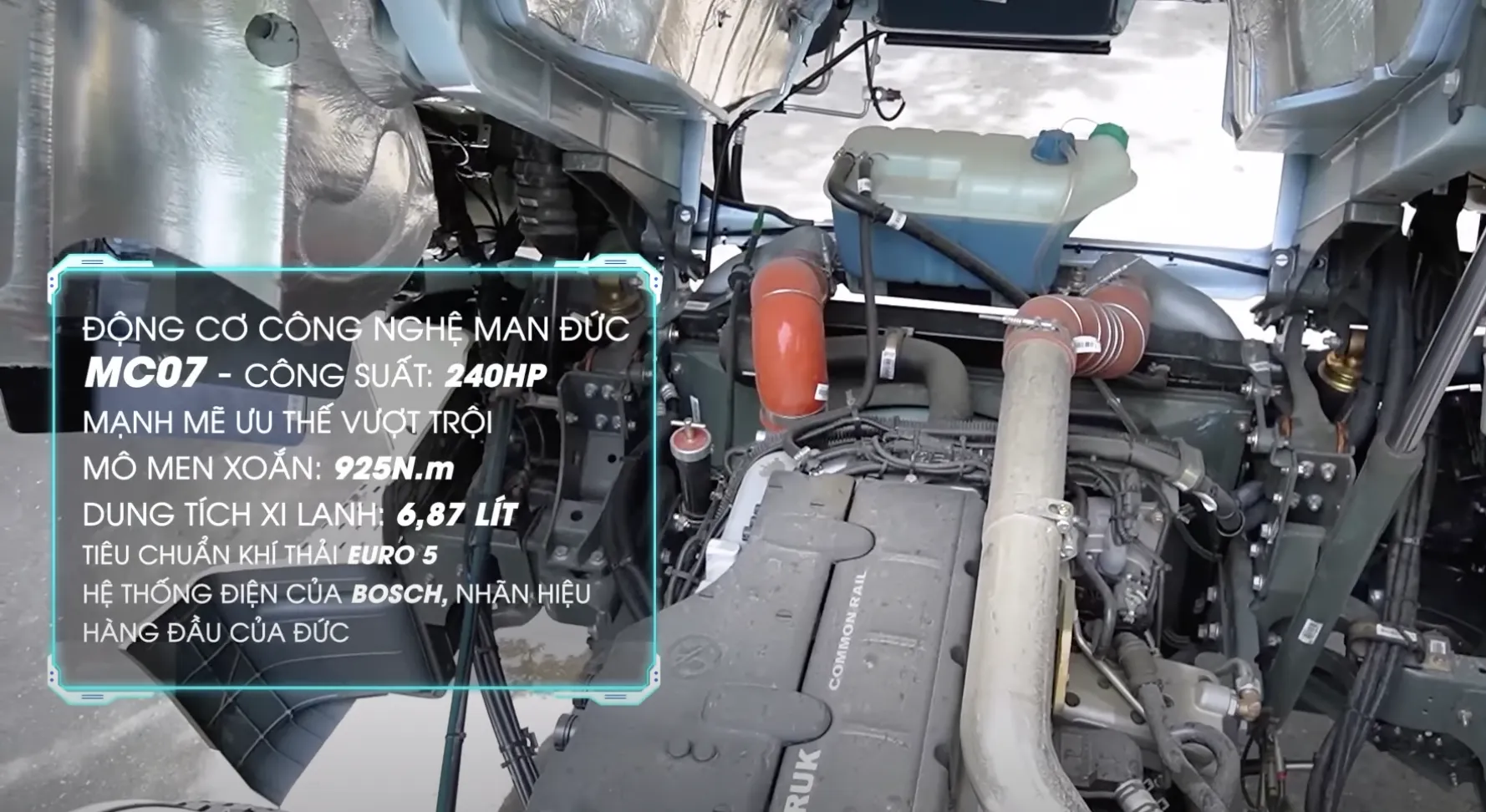 Cầu MAN giúp tốc độ quay bánh xe khác nhau tối ưu lực kéo