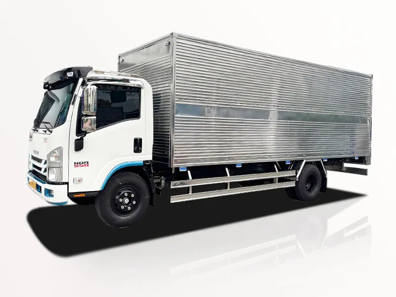 Xe tải Isuzu NQR75LE5 thùng kín inox 304 tiêu chuẩn