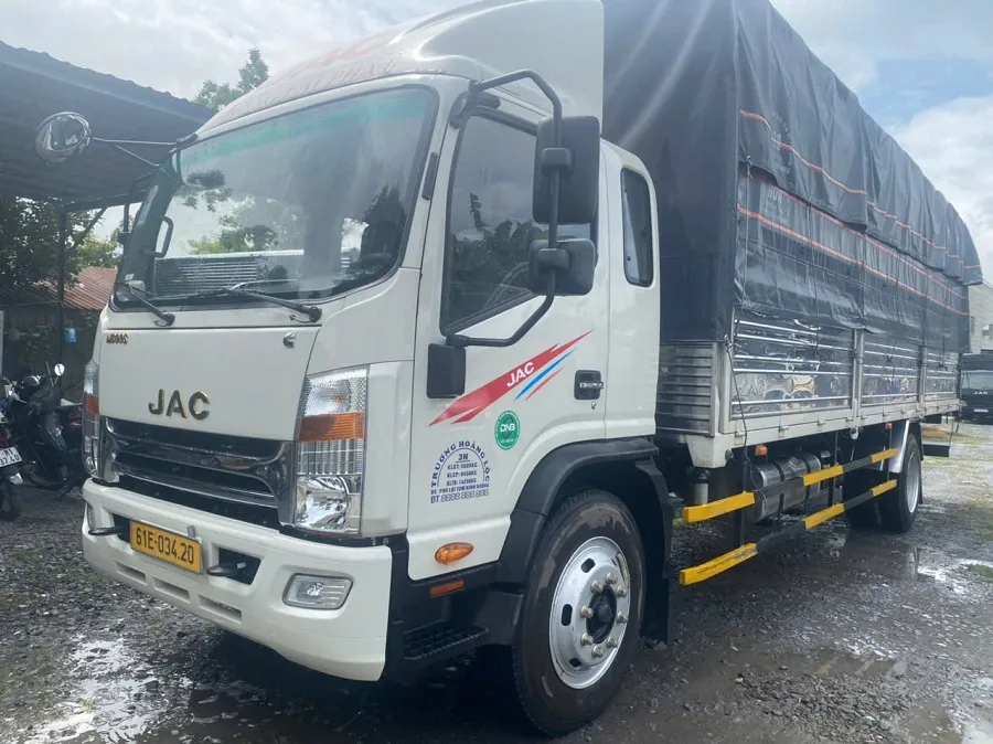 Xe tải JAC N800s cũ tải trọng 8 tấn thùng bạt giá rẻ