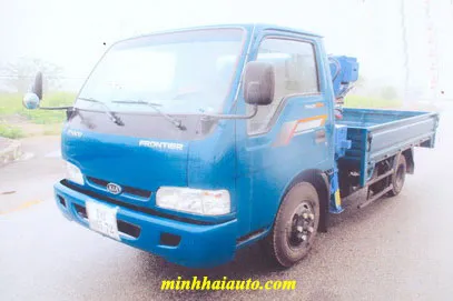 Xe tải Kia Frontier gắn cẩu Tadano 1 tấn 3 đốt