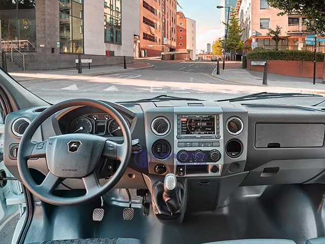 Nội thất cabin xe tải van 6 chỗ GAZ