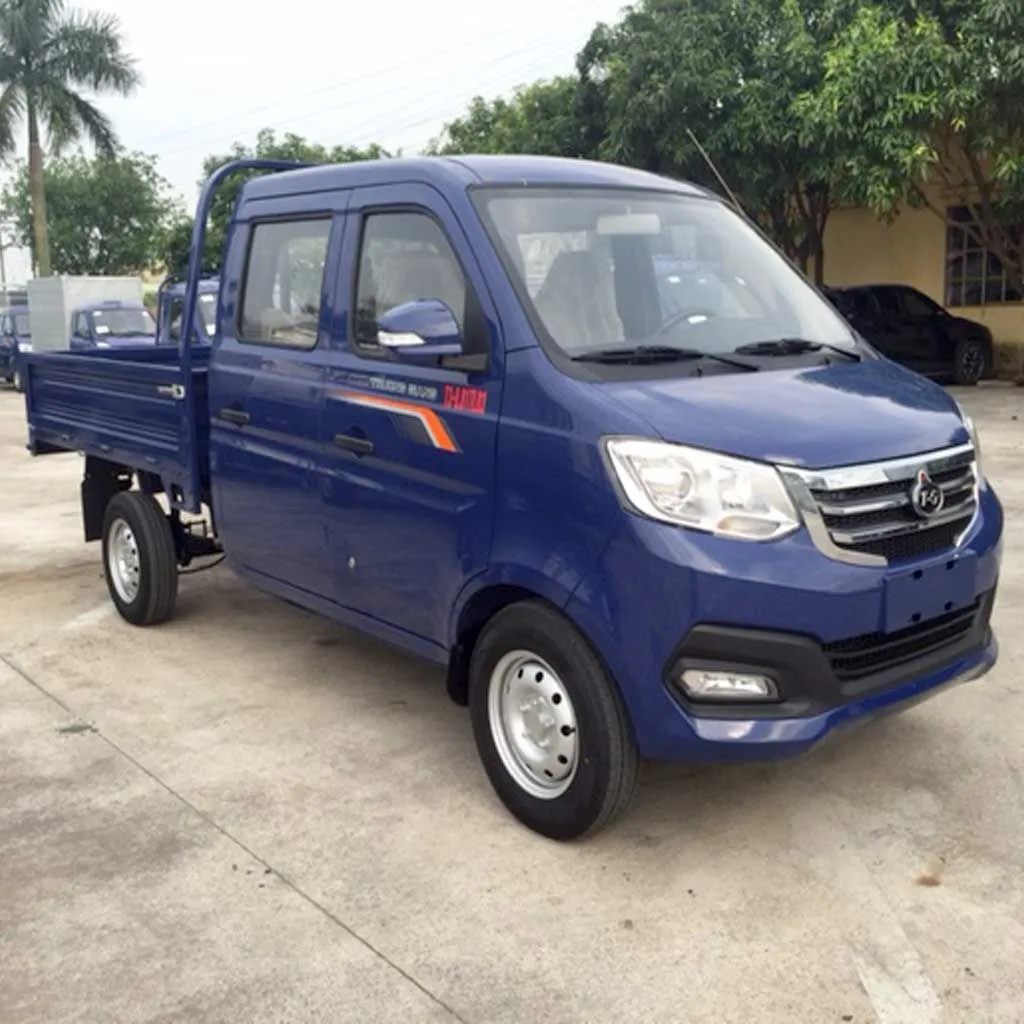 Xe tải TrườngGiang 810kg cabin đôi 5 chỗ ngồi nhìn từ phía trước