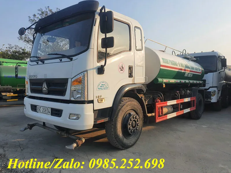 Xe tưới nước rửa đường cũ