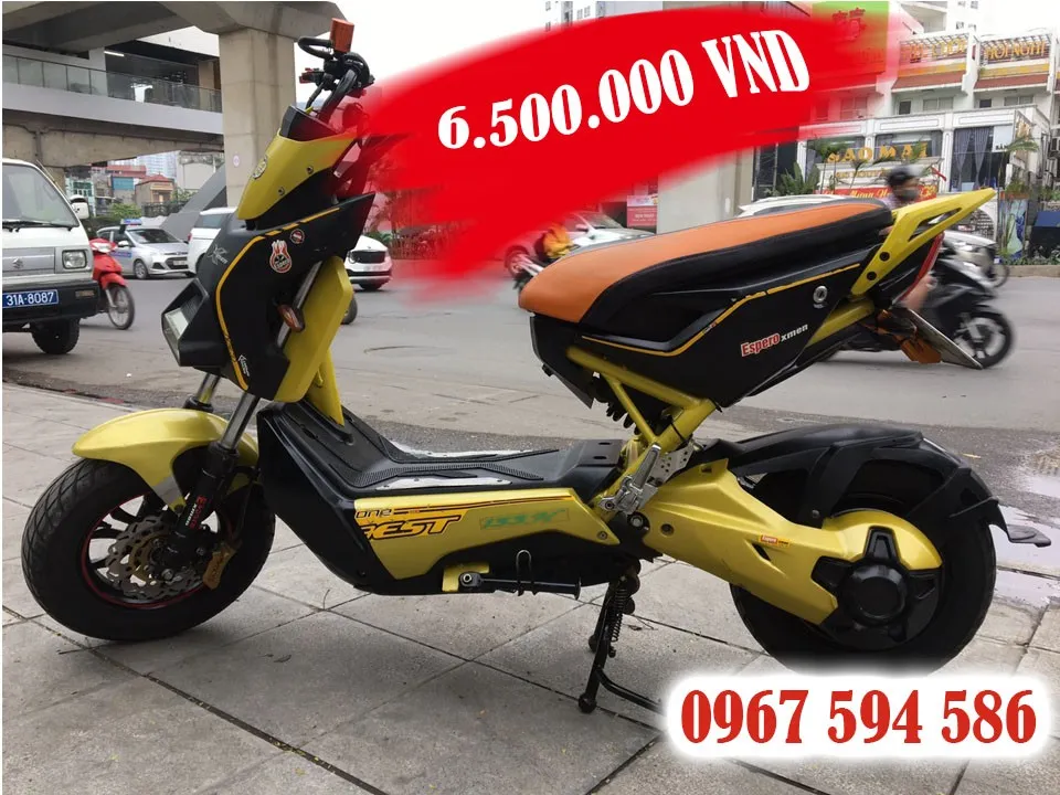 Xe Xmen độ màu vàng đen giá 6,5 triệu, có đăng ký biển số