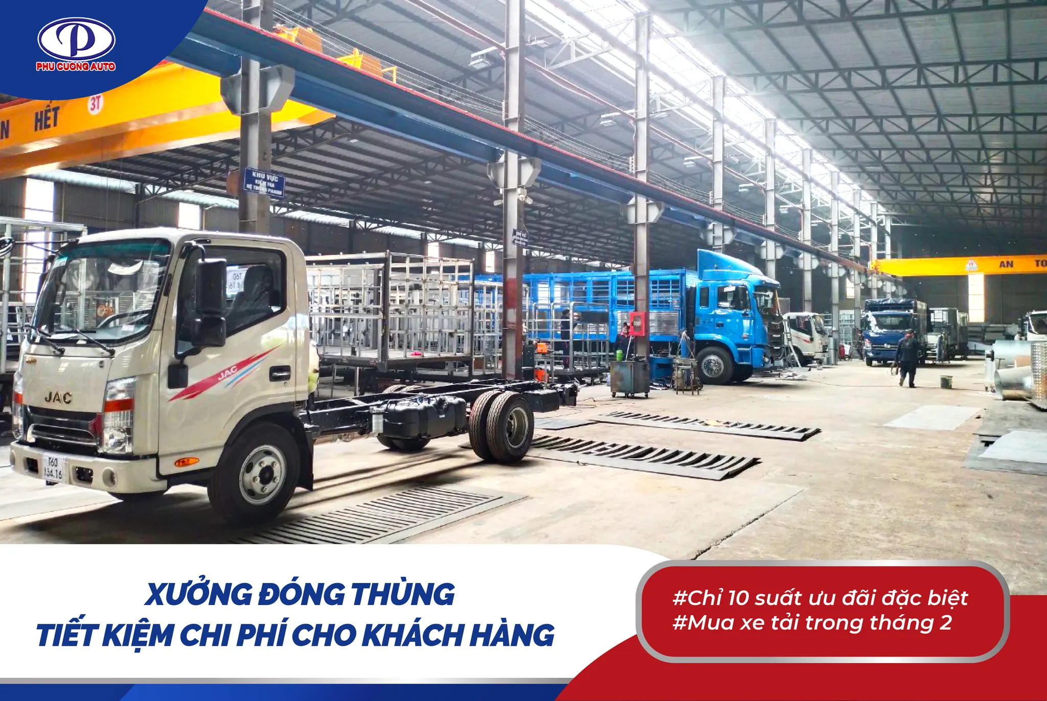 Xưởng dịch vụ và đóng thùng chuyên nghiệp