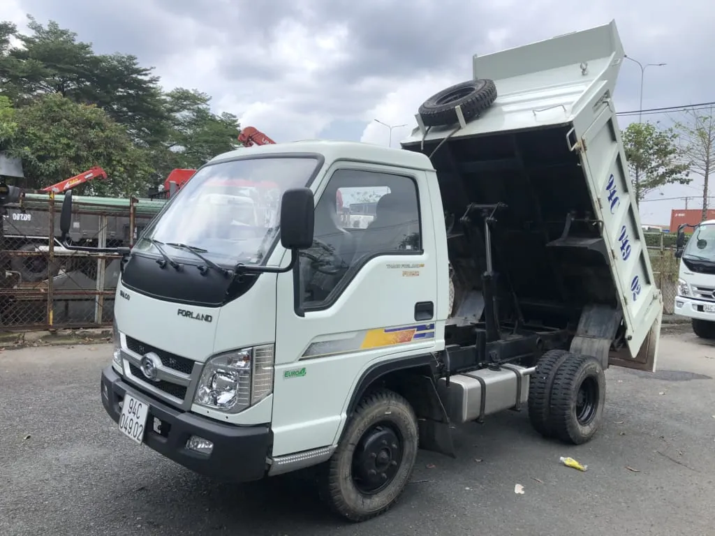 Xe ben 2 5 tấn cũ Thaco FD250 đời 2019 ngoại hình nguyên bản