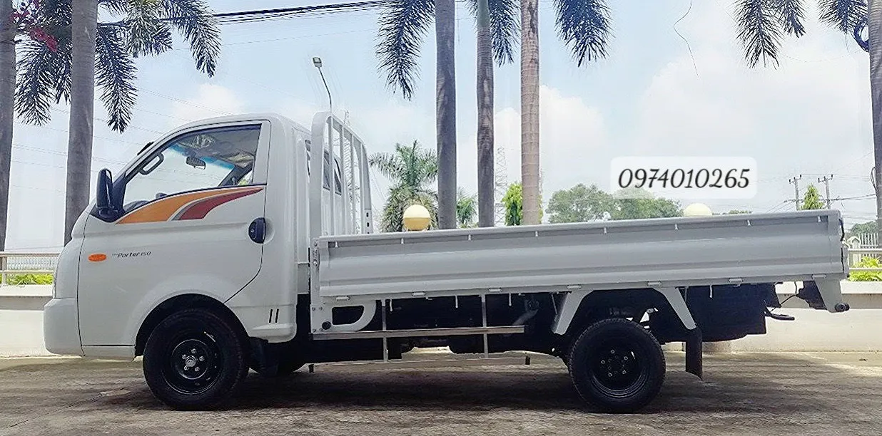 Xe tải Hyundai Porter H150 thùng lửng phù hợp chở vật liệu xây dựng