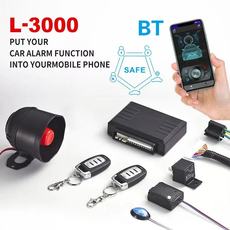 Chi tiết cấu tạo bộ báo động Carcam L3000