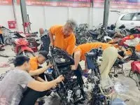 Học viên tốt nghiệp với chứng chỉ nghề