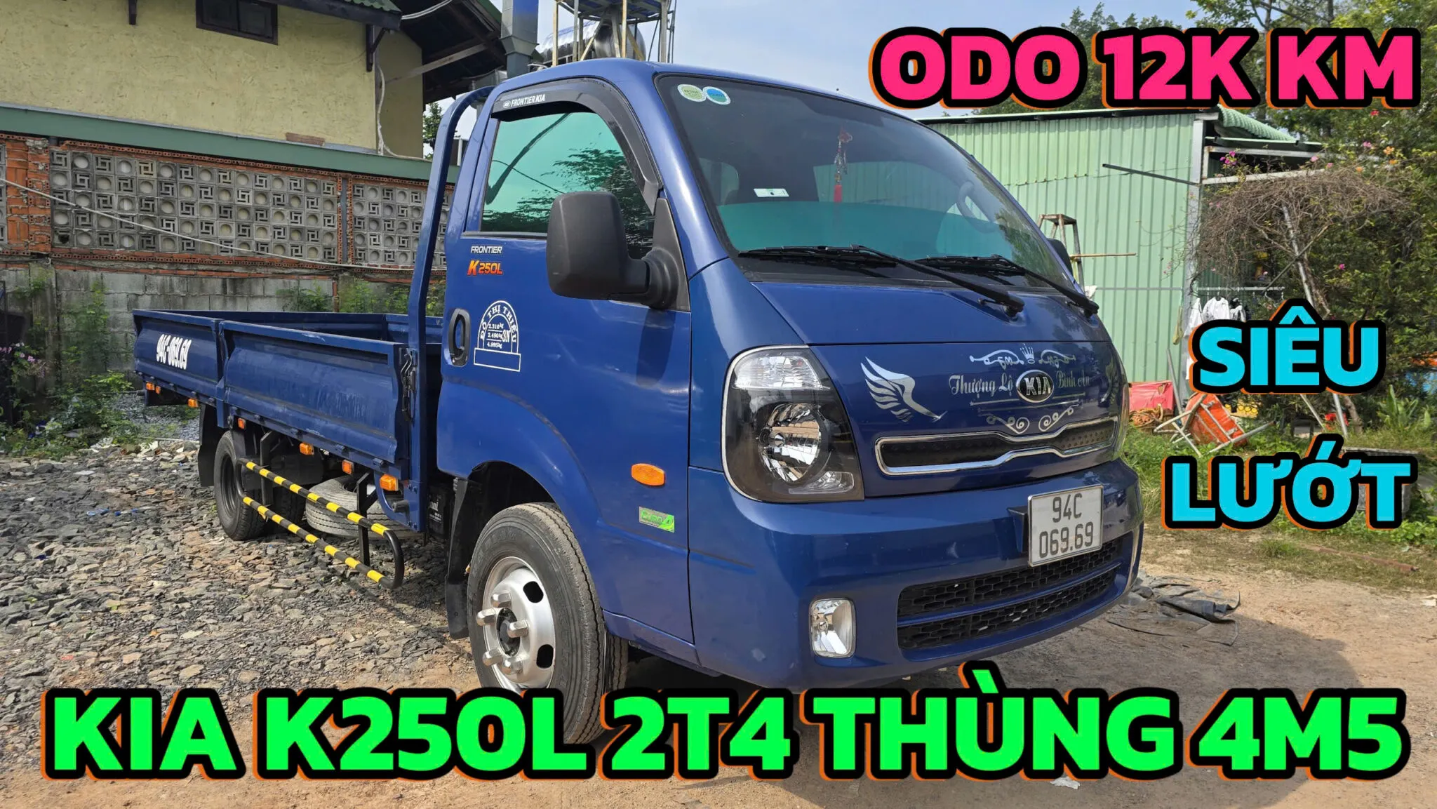 XE TẢI LƯỚT KIA K250L 2T4 THÙNG LỬNG 4M5 CỰC ĐẸP
